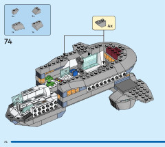 LEGO 76232 instructions page 74 – build guide