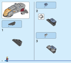 LEGO 76232 instructions page 8 – build guide