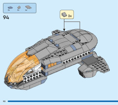 LEGO 76232 instructions page 90 – build guide