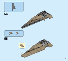 LEGO 76237 instructions page 43 – build guide