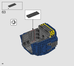 LEGO 76238 instructions page 44 – build guide