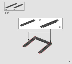 LEGO 76238 instructions page 71 – build guide