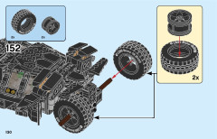 LEGO 76239 instructions page 130 – build guide