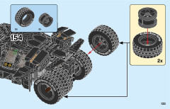 LEGO 76239 instructions page 133 – build guide