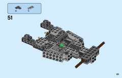 LEGO 76239 instructions page 43 – build guide