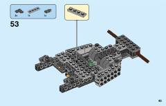 LEGO 76239 instructions page 45 – build guide