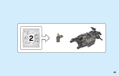 LEGO 76239 instructions page 49 – build guide