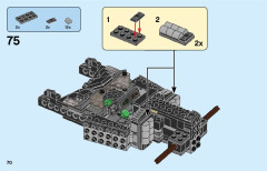 LEGO 76239 instructions page 70 – build guide