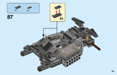 LEGO 76239 instructions page 79 – build guide