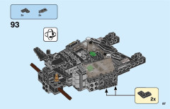LEGO 76239 instructions page 87 – build guide