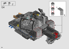 LEGO 76240 instructions page 124 – build guide
