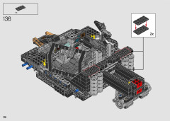 LEGO 76240 instructions page 126 – build guide
