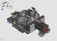 LEGO 76240 instructions page 130 – build guide