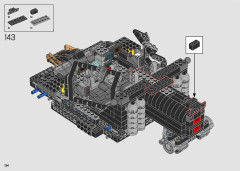 LEGO 76240 instructions page 134 – build guide
