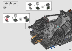 LEGO 76240 instructions page 163 – build guide