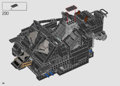 LEGO 76240 instructions page 196 – build guide