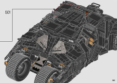 LEGO 76240 instructions page 363 – build guide