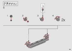 LEGO 76240 instructions page 409 – build guide