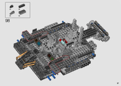 LEGO 76240 instructions page 97 – build guide