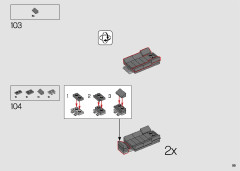 LEGO 76240 instructions page 99 – build guide