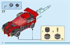 LEGO 76244 instructions page 74 – build guide