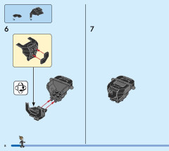 LEGO 76245 instructions page 8 – build guide