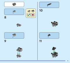 LEGO 76245 instructions page 9 – build guide