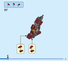 LEGO 76247 instructions page 43 – build guide