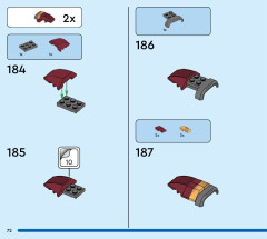 LEGO 76247 instructions page 72 – build guide