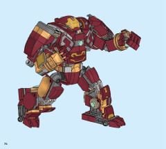 LEGO 76247 instructions page 76 – build guide