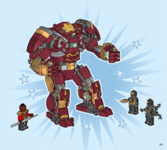 LEGO 76247 instructions page 77 – build guide