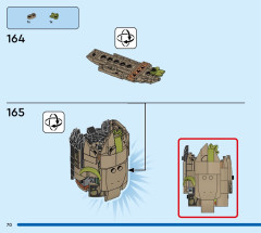 LEGO 76249 instructions page 70 – build guide