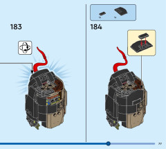 LEGO 76249 instructions page 77 – build guide