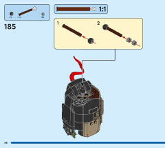 LEGO 76249 instructions page 78 – build guide