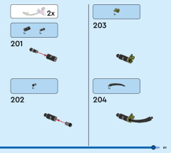 LEGO 76249 instructions page 89 – build guide