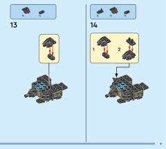 LEGO 76249 instructions page 9 – build guide