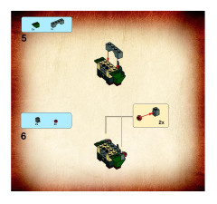 LEGO 7625 instructions page 13 – build guide