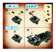 LEGO 7625 instructions page 19 – build guide