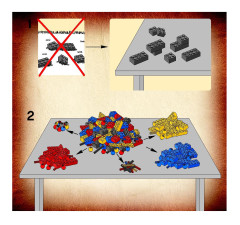 LEGO 7625 instructions page 2 – build guide