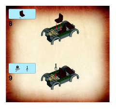 LEGO 7625 instructions page 8 – build guide