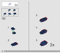 LEGO 76250 instructions page 104 – build guide