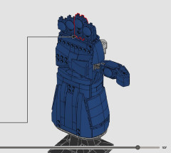 LEGO 76250 instructions page 107 – build guide