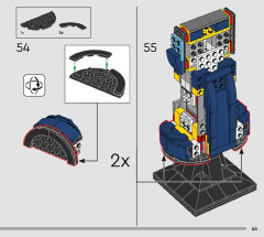 LEGO 76250 instructions page 45 – build guide