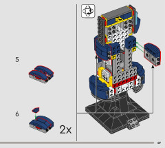 LEGO 76250 instructions page 49 – build guide