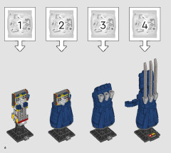 LEGO 76250 instructions page 6 – build guide