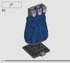 LEGO 76250 instructions page 70 – build guide