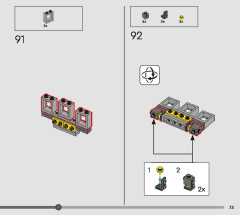 LEGO 76250 instructions page 73 – build guide