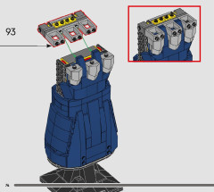 LEGO 76250 instructions page 74 – build guide
