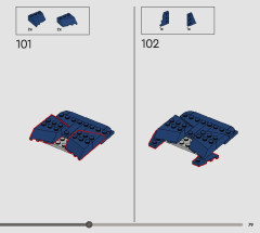 LEGO 76250 instructions page 79 – build guide