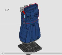 LEGO 76250 instructions page 84 – build guide